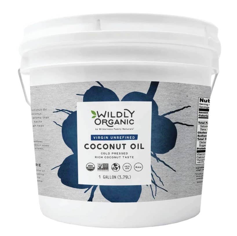 Virgin Unrefined Cold Pressed Organic Coconut Oil