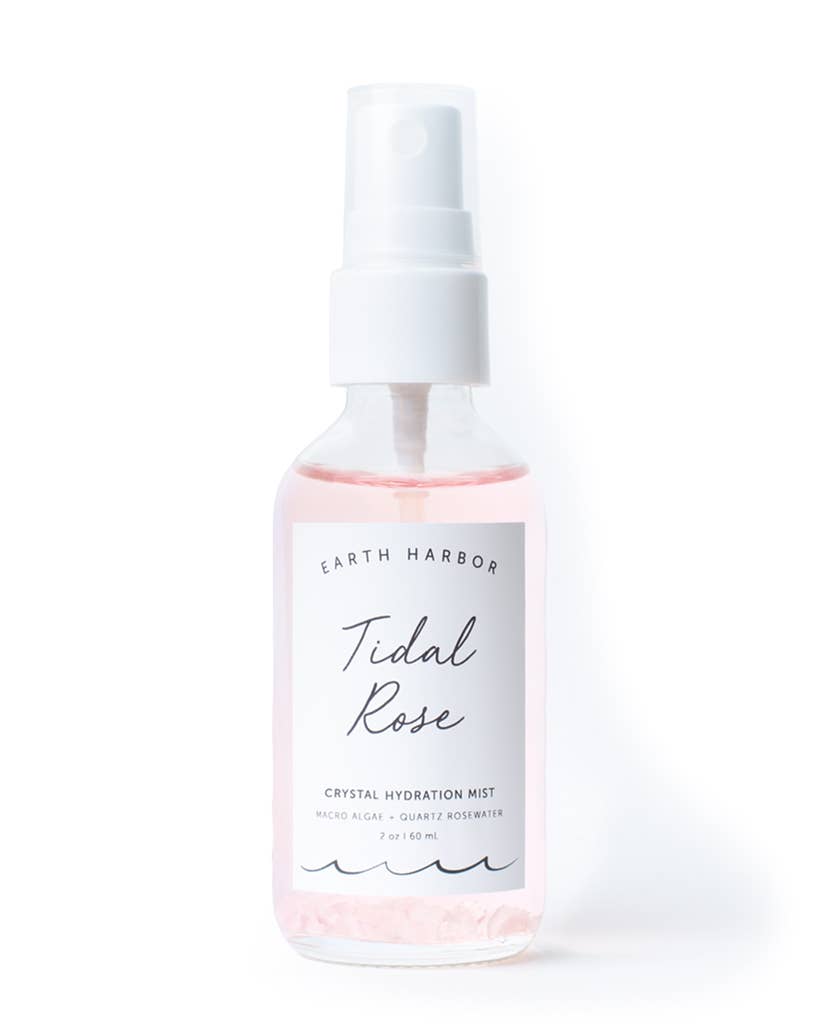 TIDAL ROSE Hydration Mist: Rose Water + Seaweed + White Tea