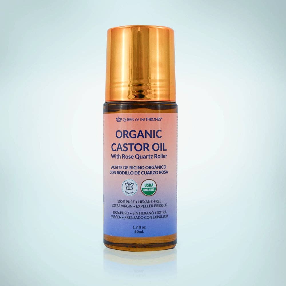 Organic Castor Oil Roll-On 1.7oz Case (1 unit)