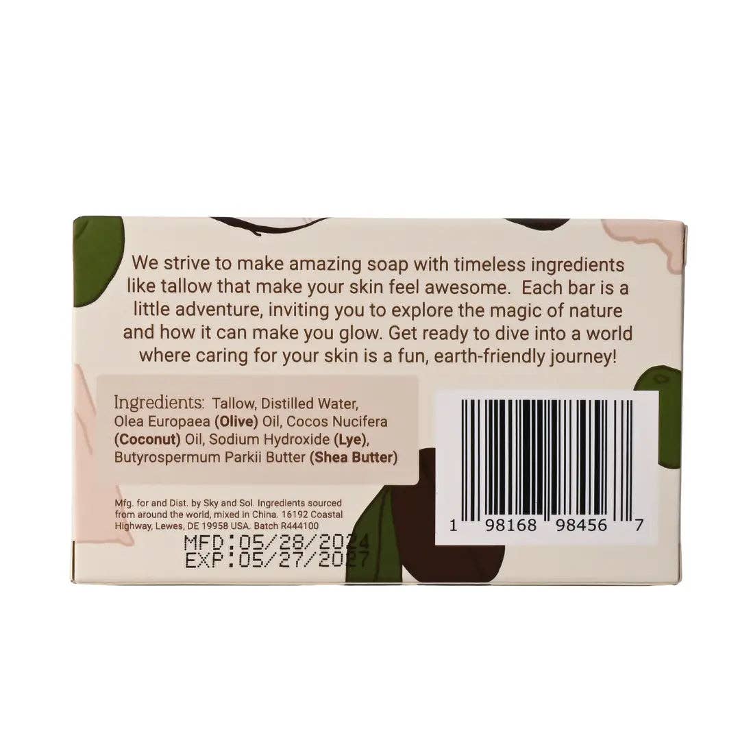 Tallow Soap (Pack of 3) – Natural Moisturizing Cleanser