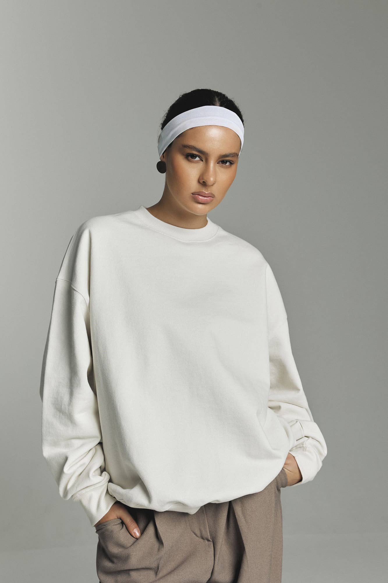 100% Premium Organic Cotton Oversize Sweatshirt