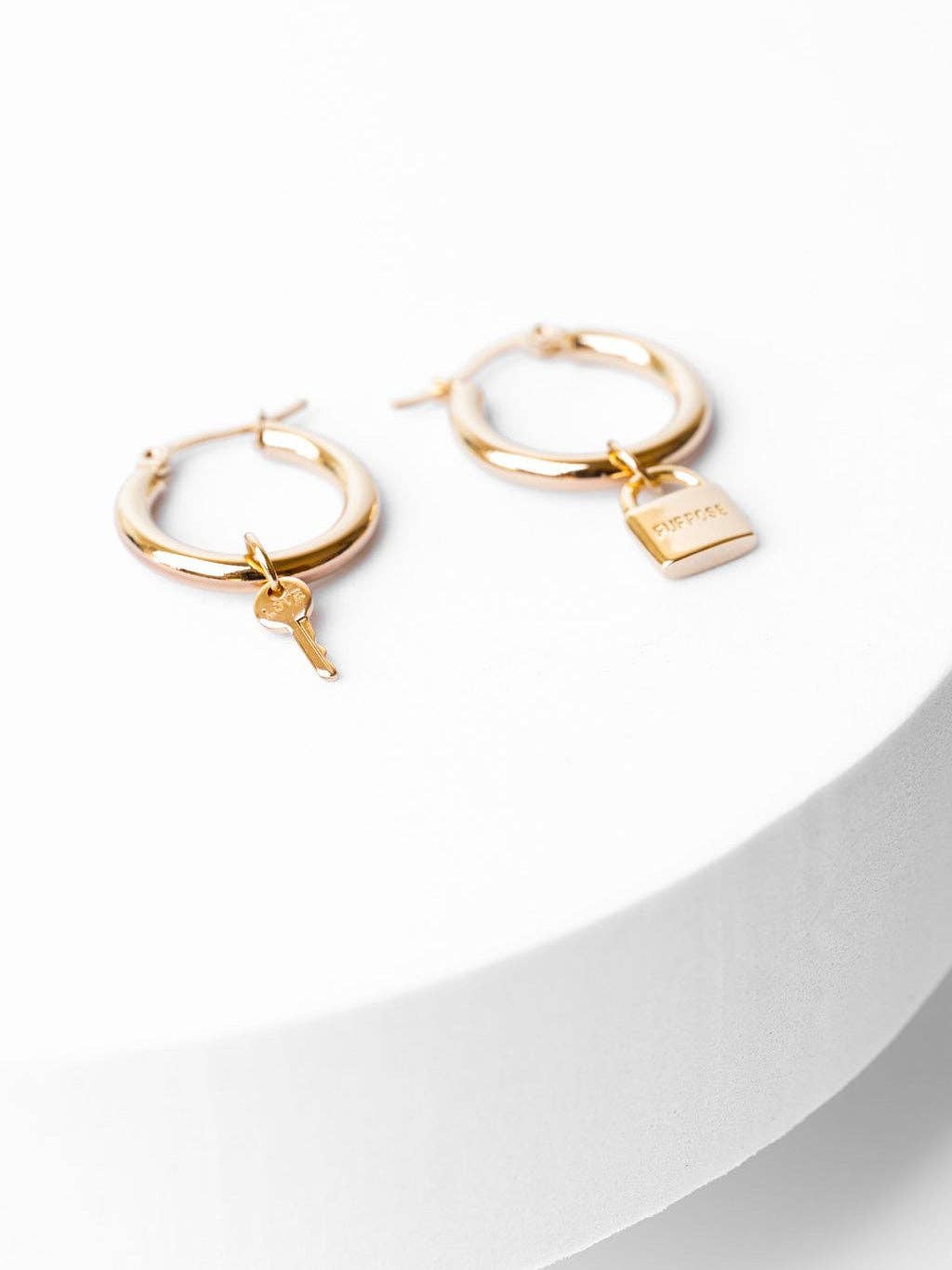 Chunky Hoop Earrings