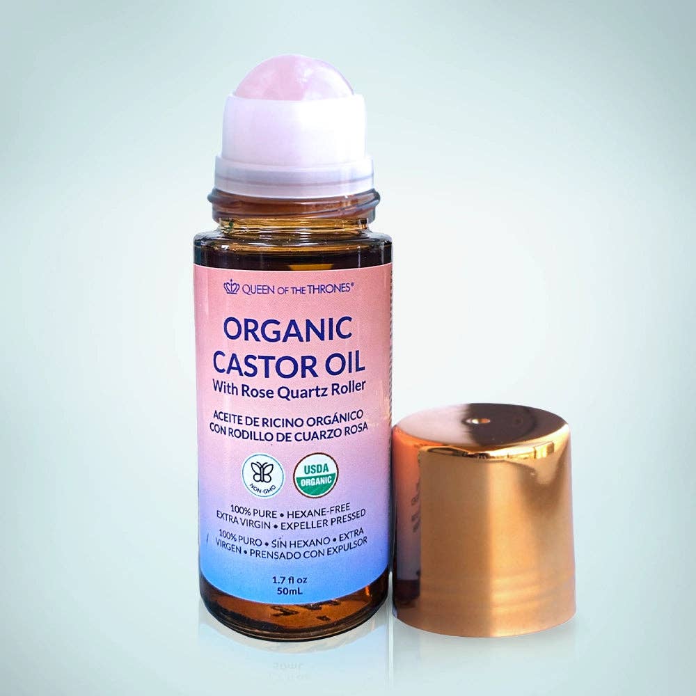 Organic Castor Oil Roll-On 1.7oz Case (1 unit)