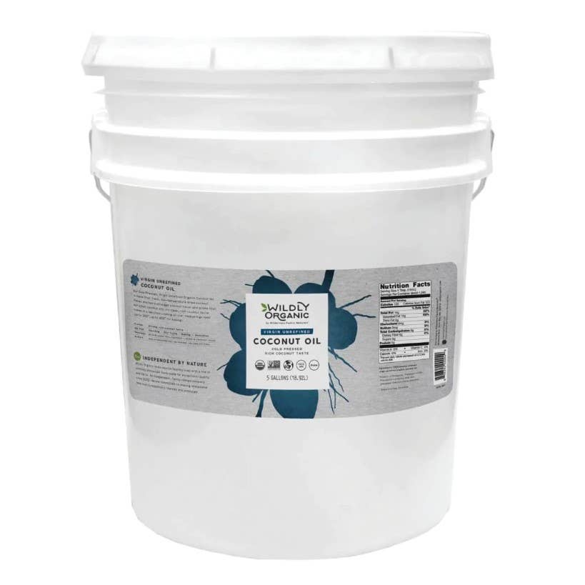 Virgin Unrefined Cold Pressed Organic Coconut Oil