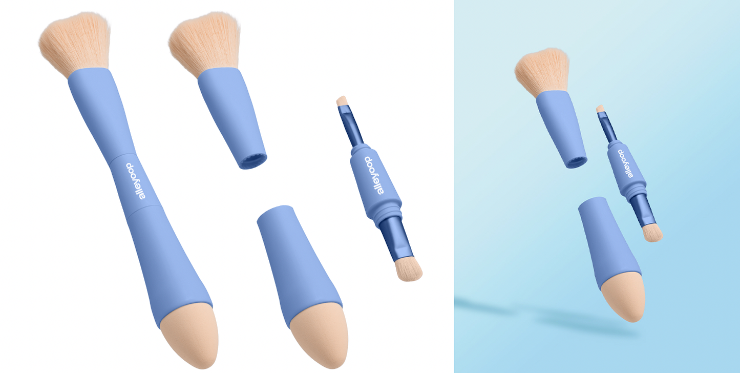 Multi-Tasker - 4-in-1 Makeup Brushes