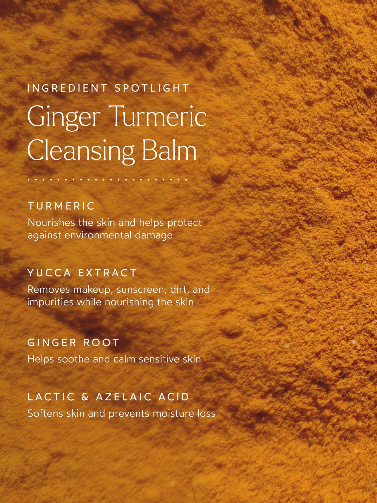 Calm Ginger Turmeric Cleansing Balm
