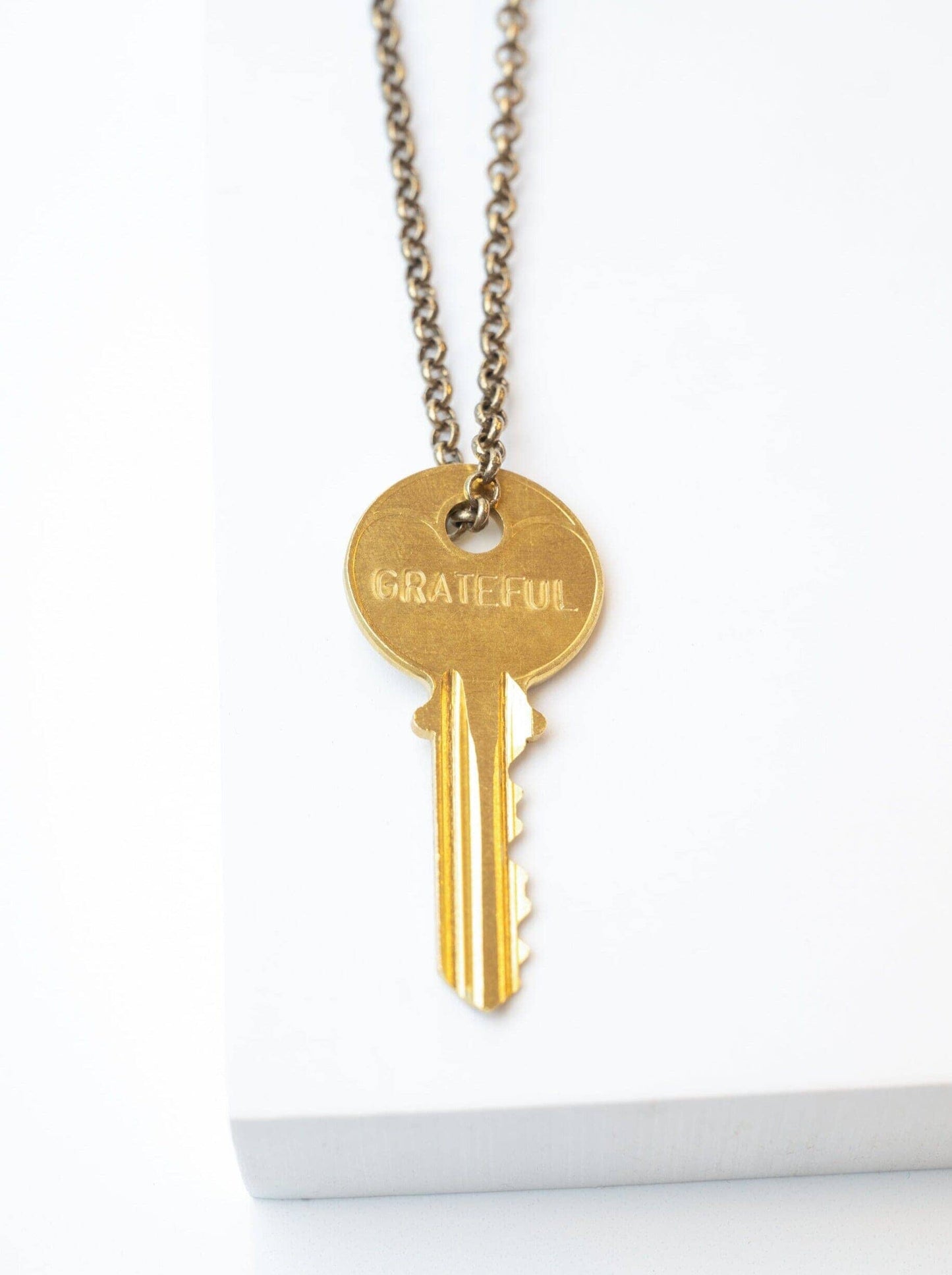 Classic Key Gold Chain Necklace