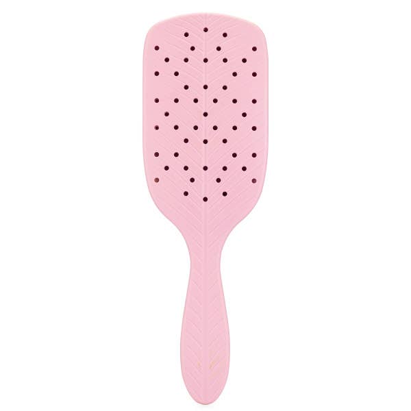 GO GREEN PADDLE DETANGLER-PINK