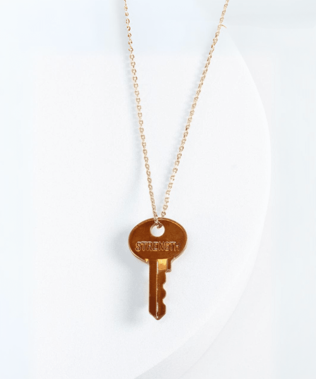 Color Dainty Emily Key Gold Chain Necklace