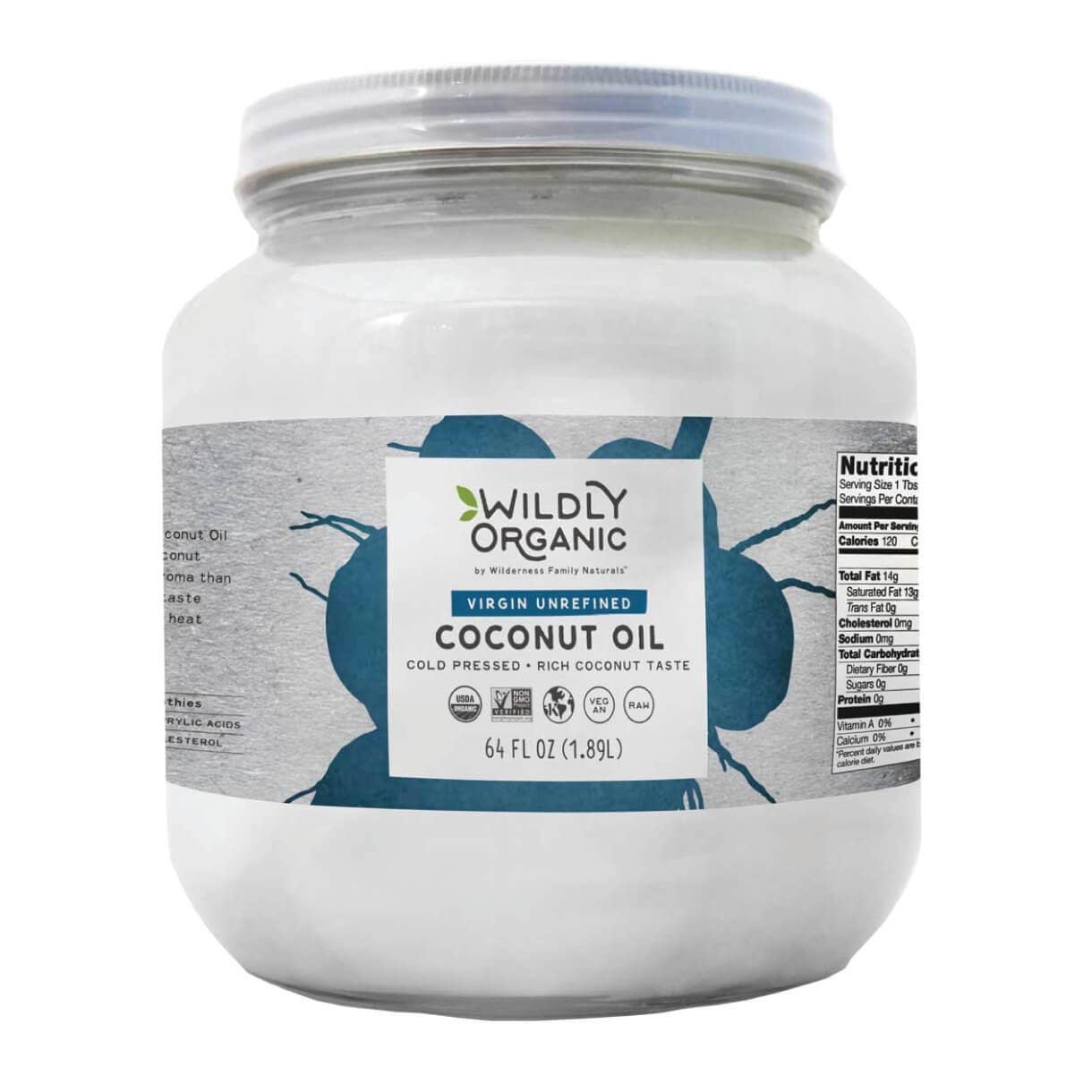 Virgin Unrefined Cold Pressed Organic Coconut Oil