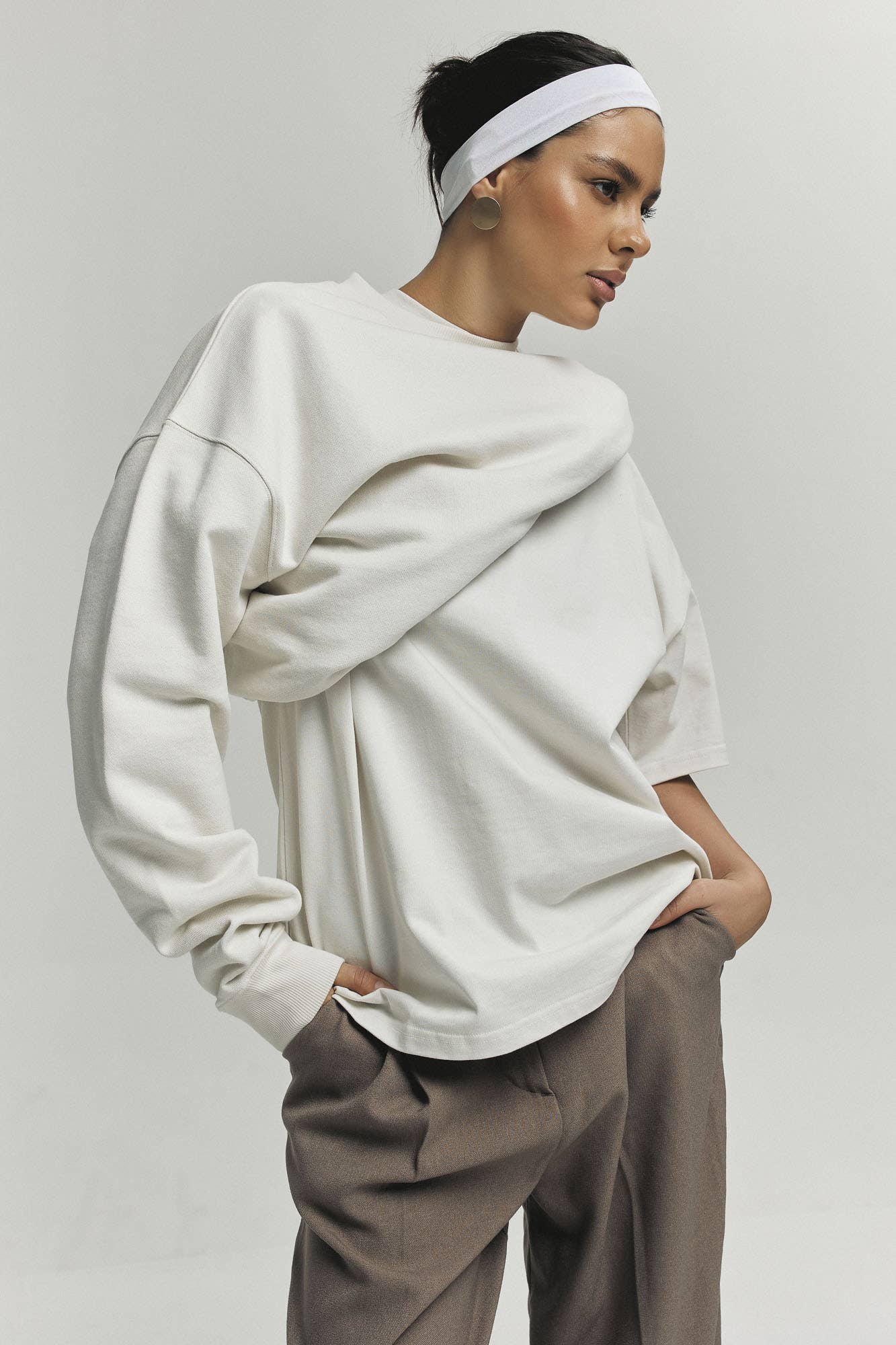 100% Premium Organic Cotton Oversize Sweatshirt