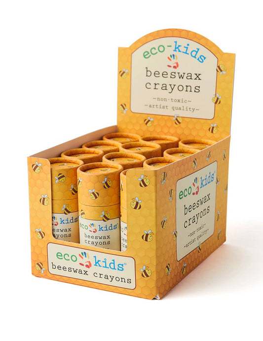 Triangle Non-Toxic Beeswax Crayons - case