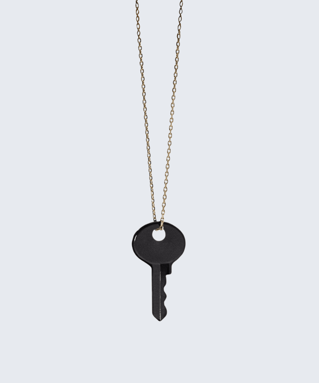 Color Dainty Emily Key Gold Chain Necklace