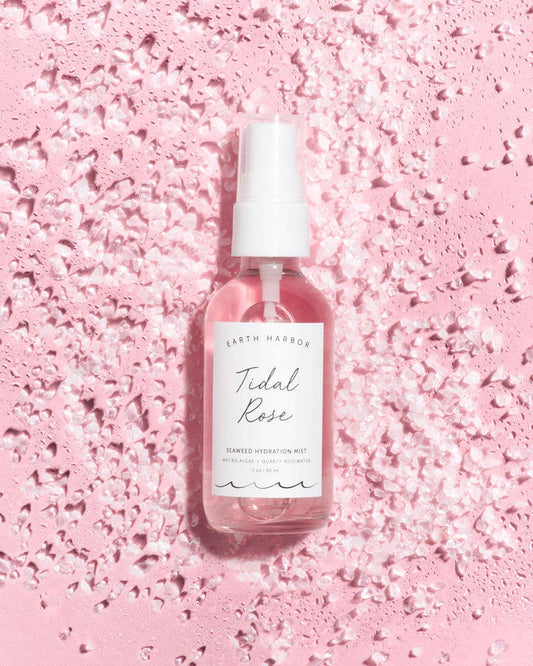 TIDAL ROSE Hydration Mist: Rose Water + Seaweed + White Tea