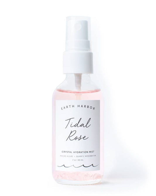 TIDAL ROSE Hydration Mist: Rose Water + Seaweed + White Tea