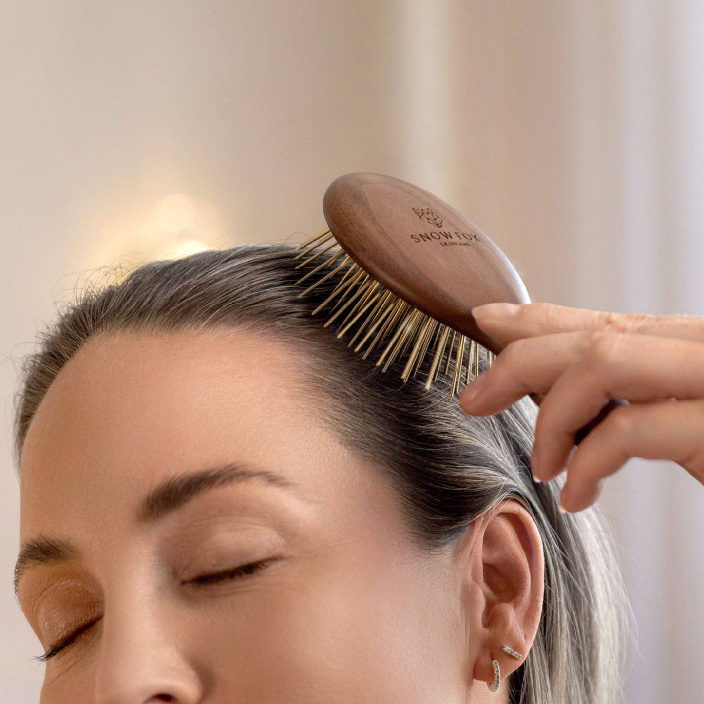 Gua Sha Hair & Scalp Brush: Infrared Edition