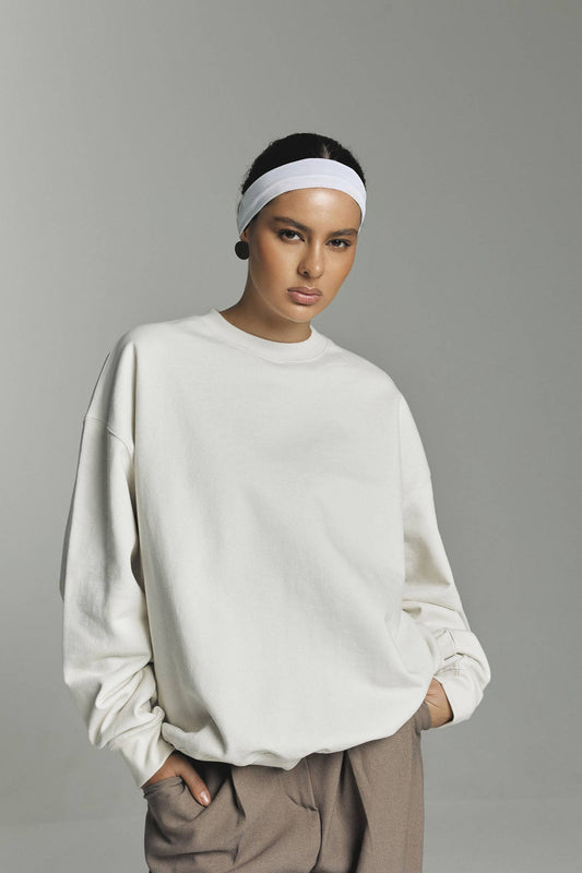 100% Premium Organic Cotton Oversize Sweatshirt