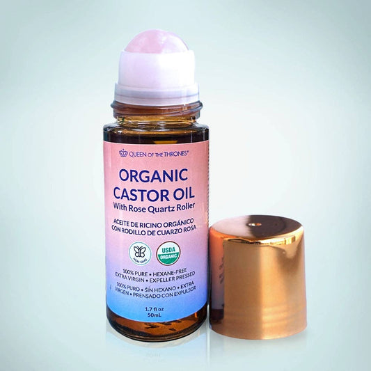 Organic Castor Oil Roll-On 1.7oz Case (1 unit)