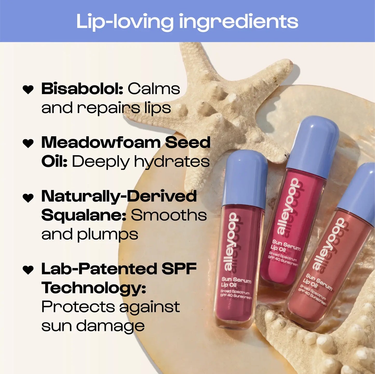Sun Serum Lip Oil in Hazy