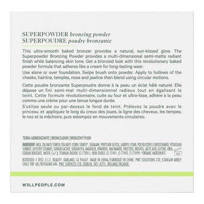 Well People Superpowder Bronzing Powder Golden Hour 0.31oz - Imperfect Box