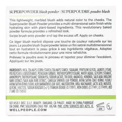 Well People Superpowder Blush Sweet Persimmon 0.17oz - New