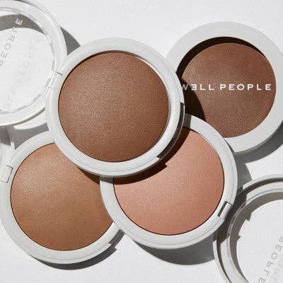 Well People Superpowder Bronzing Powder Golden Hour 0.31oz - Imperfect Box