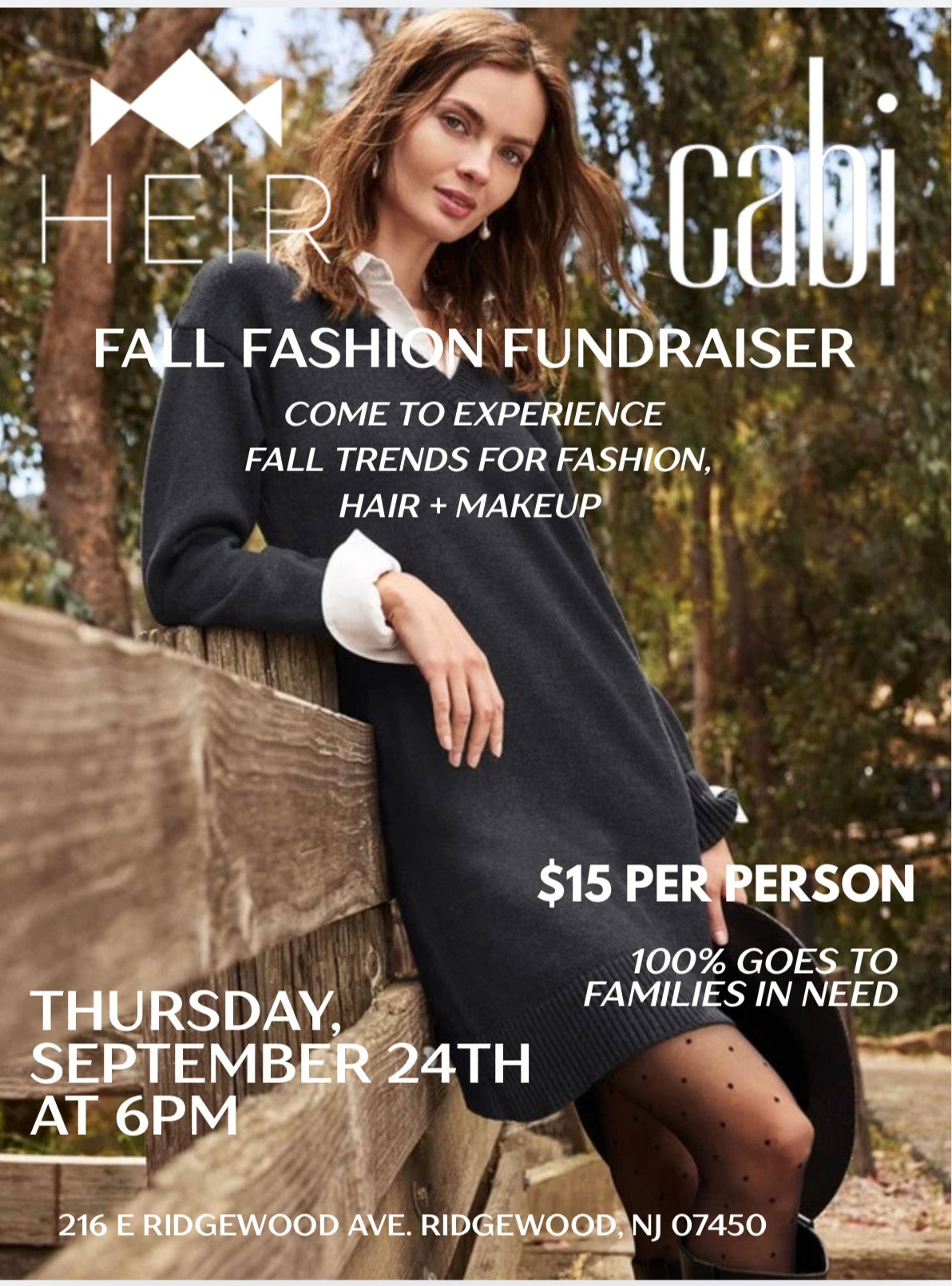 9/24 Fall Fashion Fundraiser