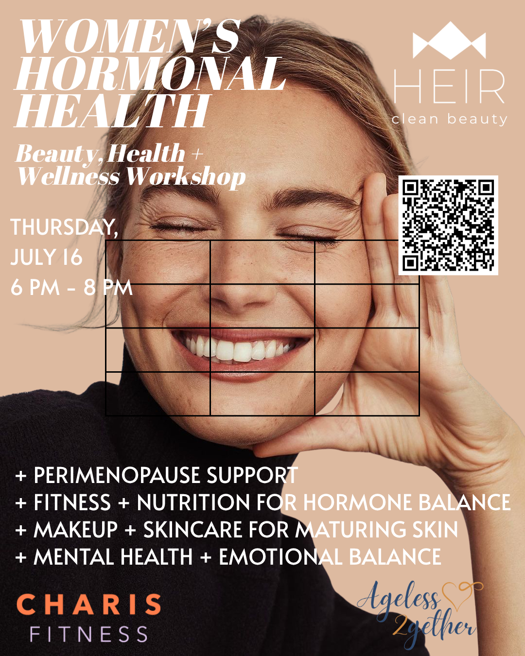 7/16 WOMEN’S HORMONAL HEALTH: Beauty, Health + Wellness Workshop
