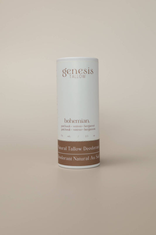 Bohemian - Tallow Natural Deodorant - Baking Soda Free