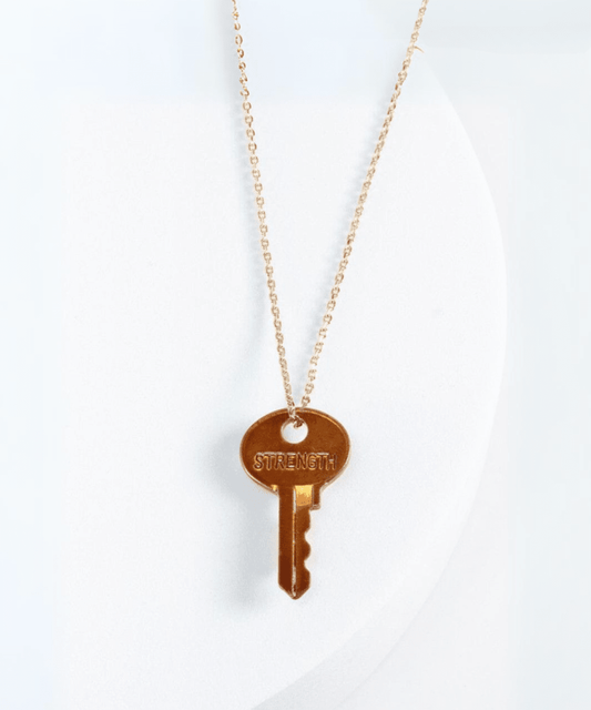 Color Dainty Emily Key Gold Chain Necklace
