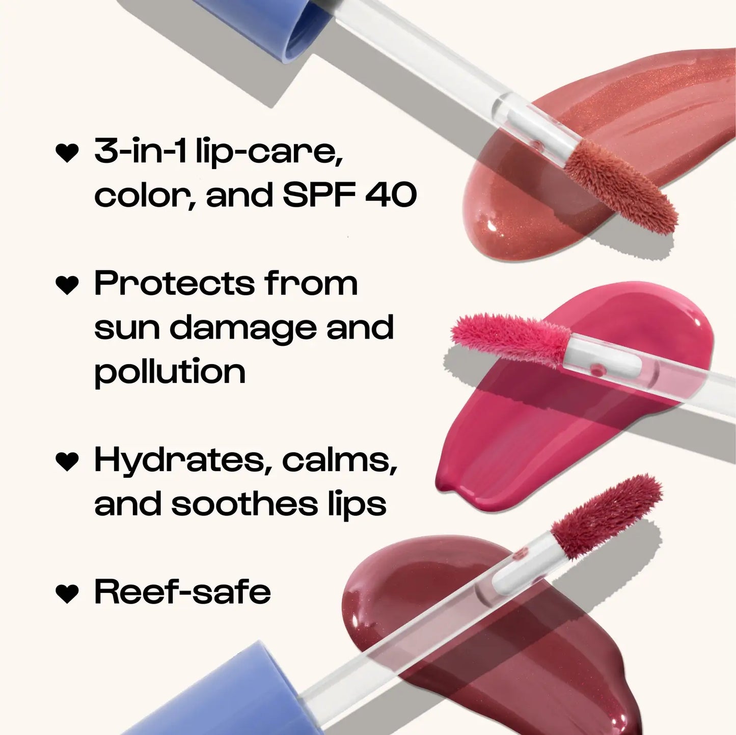 Sun Serum Lip Oil in Hazy